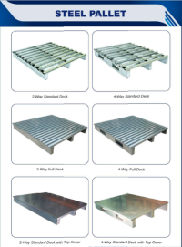 4WA 1200 x 800 Standard Deck Steel Pallet